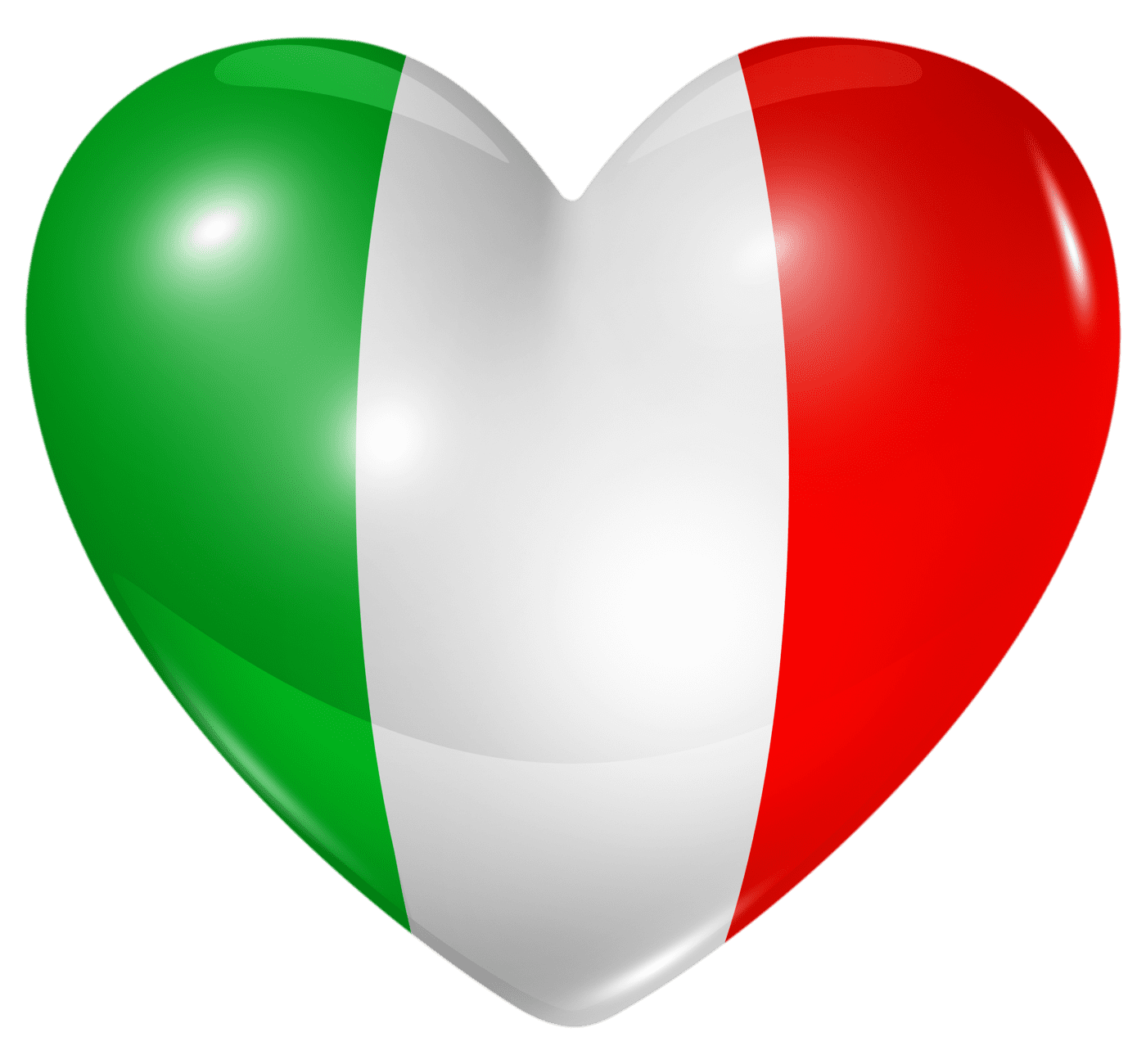 پرچم ایتالیا قلبی