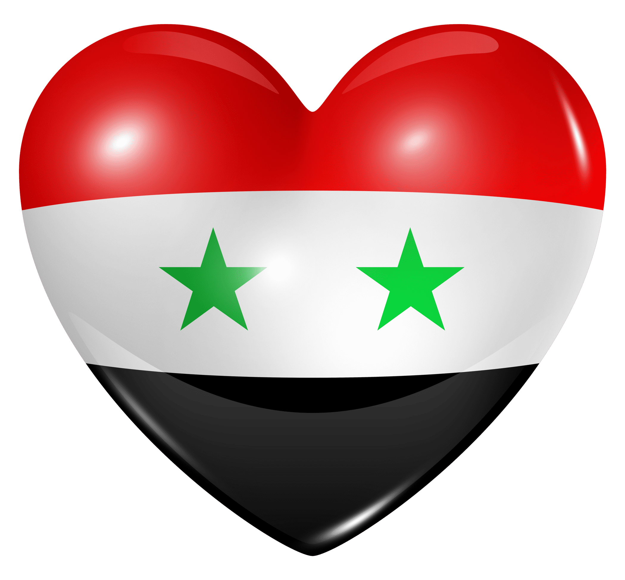 پرچم سوریه قلبی